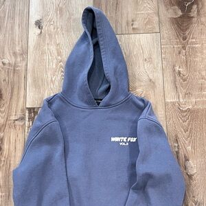White Fox Boutique Slate Blue Hoodie